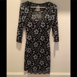 Backless cocktail dress